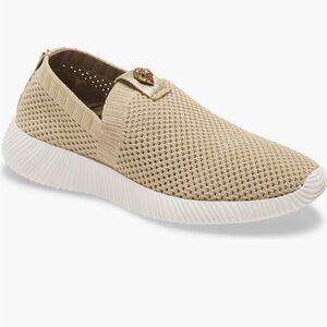 Kurt Geiger Beige Slip-On Knit Sneakers